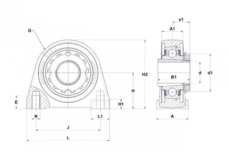 Palier auto aligneur 