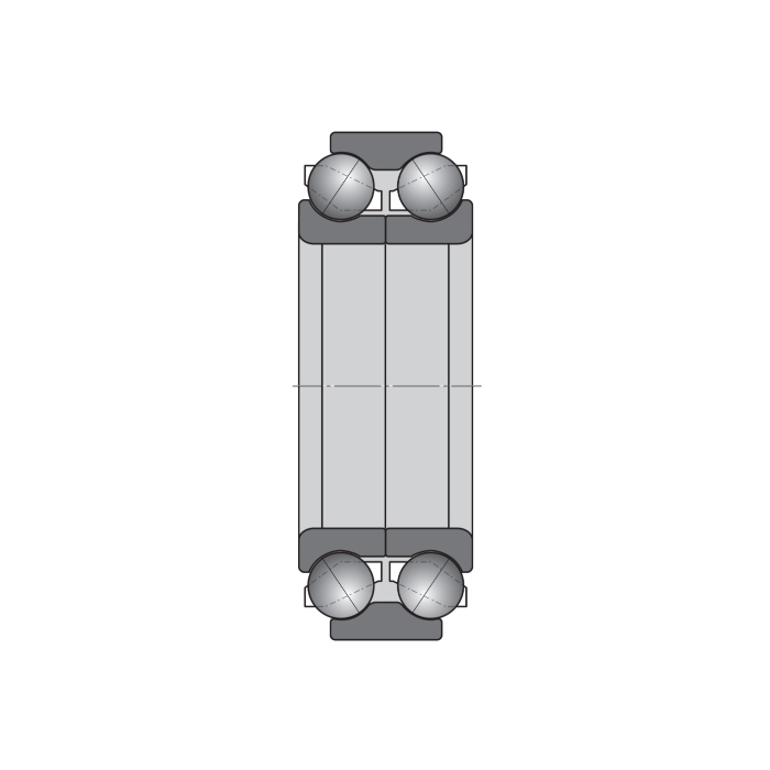 Roulements à billes à contact oblique à 2 rangées