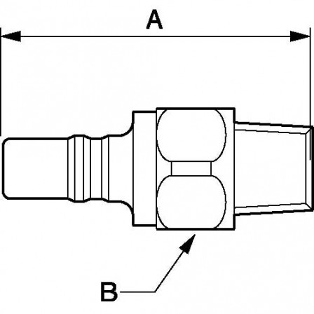 about à obturation fileté 