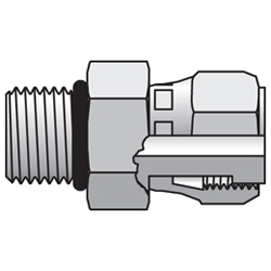 UNION ORIENTABLE MALE ORFS/UNF ACIER M ORFS 1