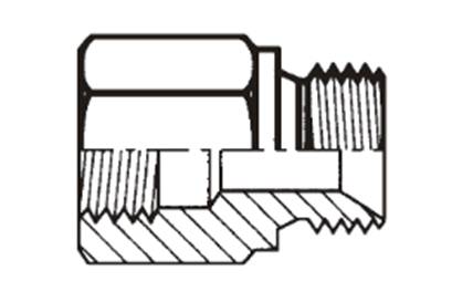 RALLONGE CYLINDRIQUE ACIER M BSPP 2
