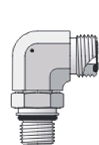 TE ORIENTABLE MALE RENVERSE ACIER M ORFS 11/16