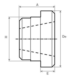 Plateau à souder diamètre 115