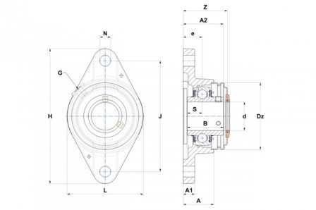 Palier auto aligneur 