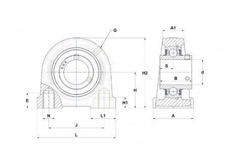 Palier auto aligneur 
