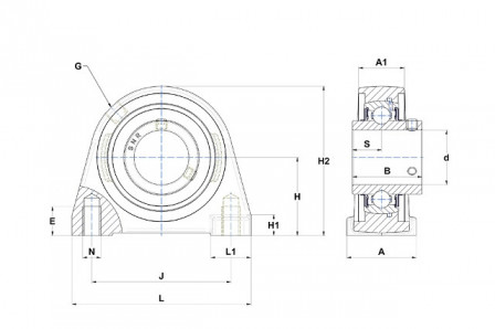 Palier auto aligneur 