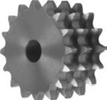 Disque 100 dents pas 19,05 triple